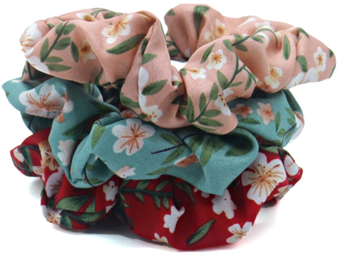 3scrunchies in lentekleuren