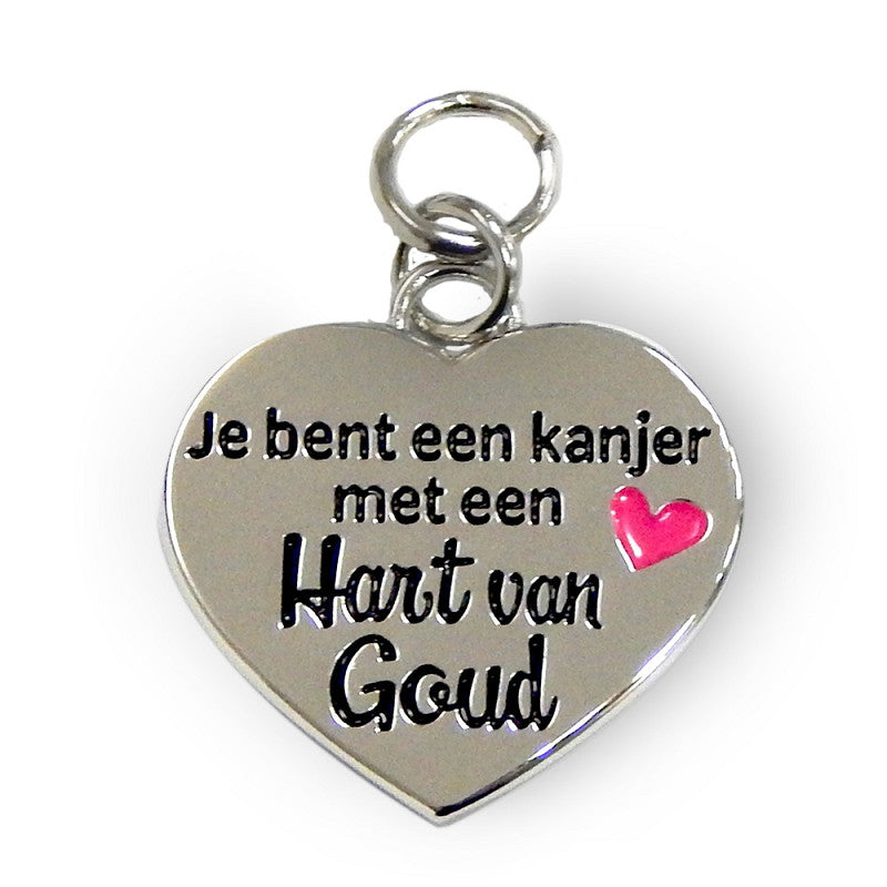 Charms for you - hart van goud