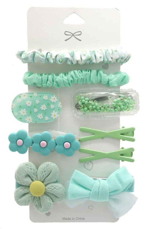 Groene kinder haarset1