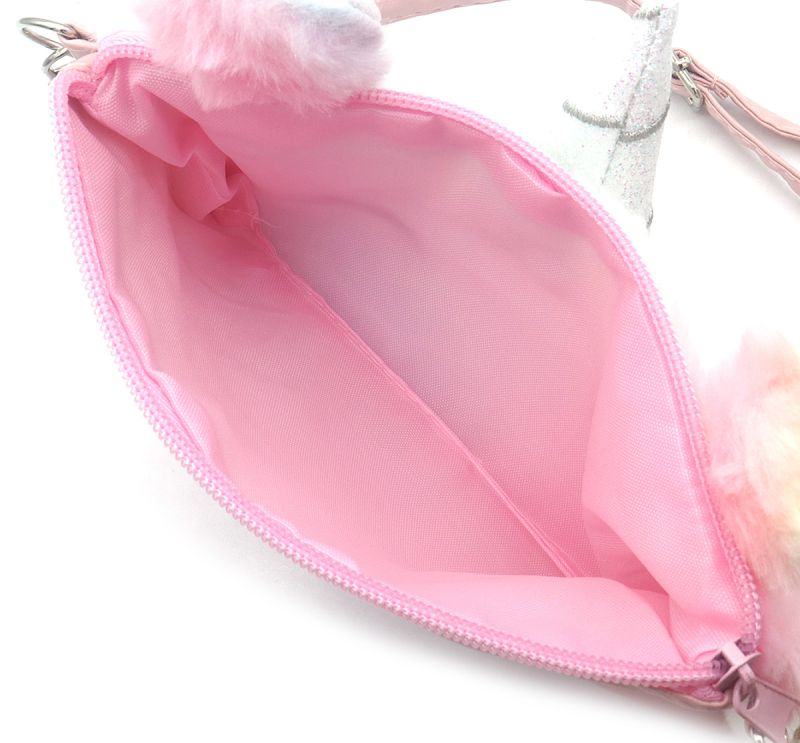 Zachte roze eenhoorn handtas3