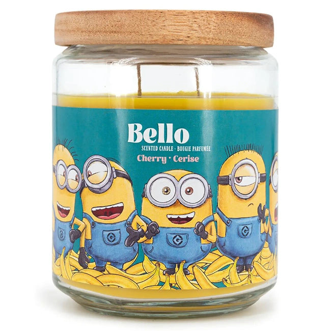 Minions Bello geurkaars in glas 510 g - Cherry