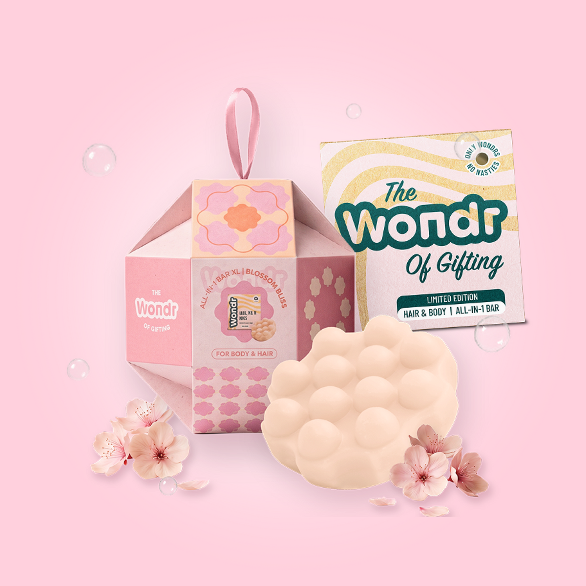 Inhoud van de Wondr kerstbal Blossom Bliss