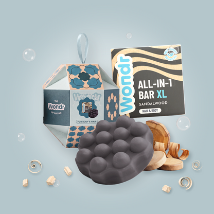 Inhoud van de Wondr kerstbal Sandalwood