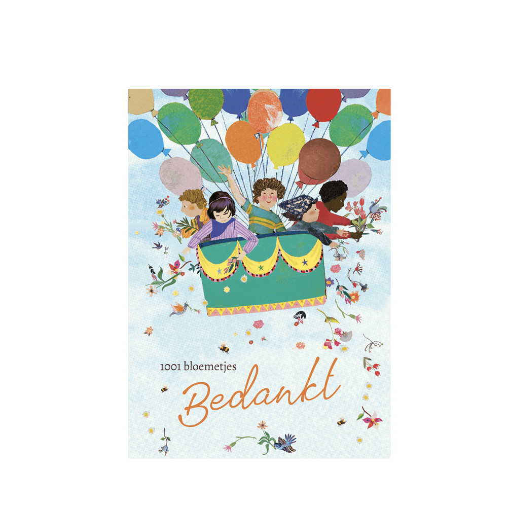 Blossombs kaart 1001 bloemetjes bedankt