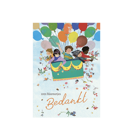 Blossombs kaart 1001 bloemetjes bedankt