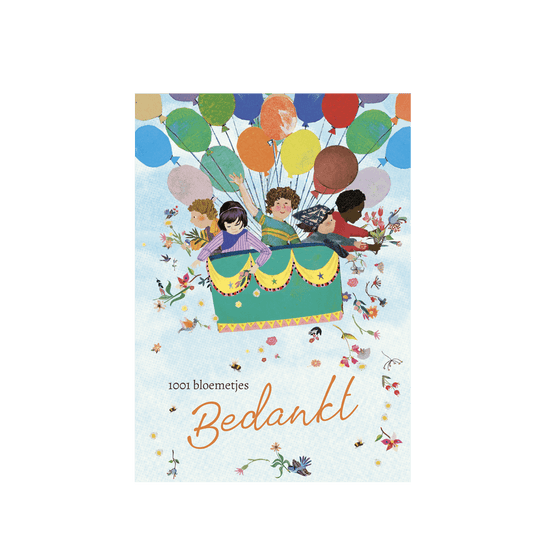 Blossombs kaart 1001 bloemetjes bedankt