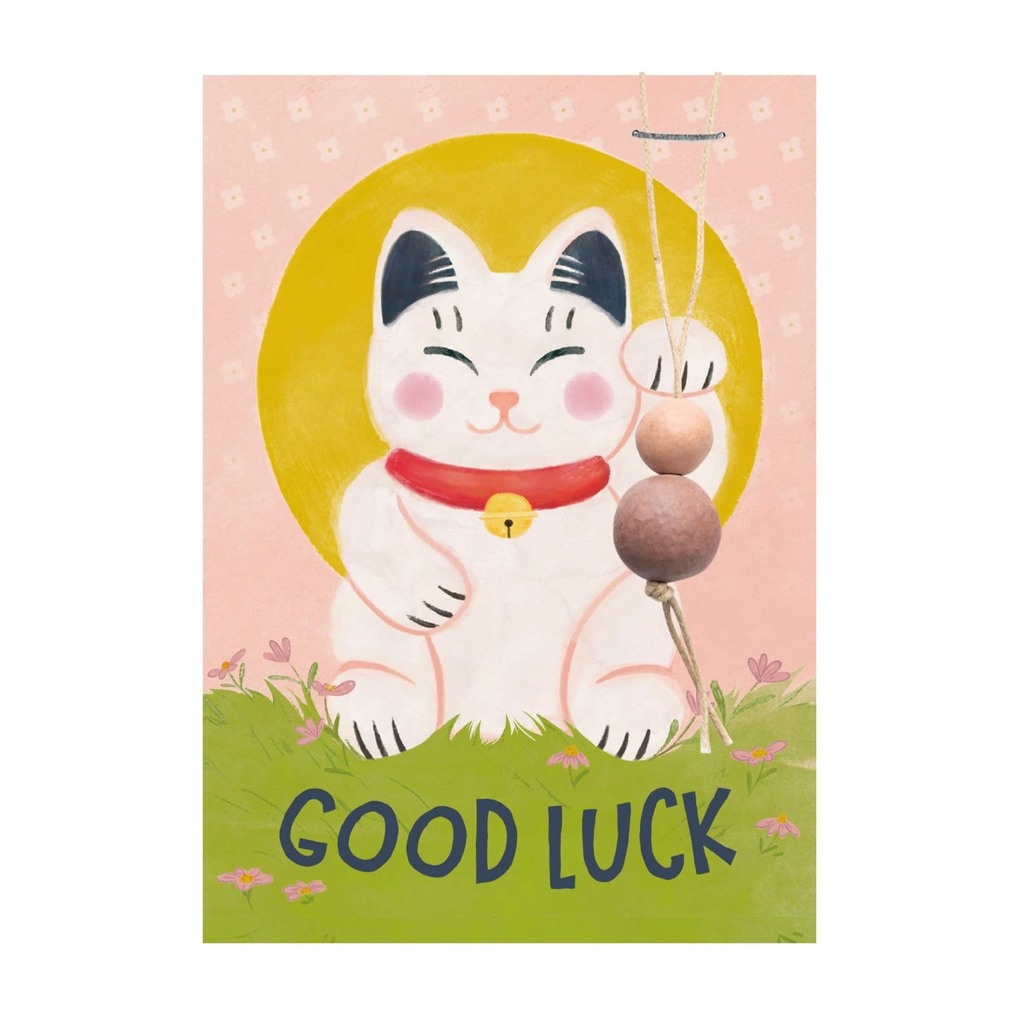 Blossombskaartgoodluck_luckycat