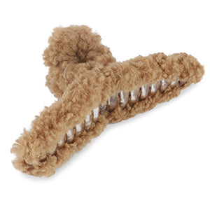 Bruineteddyhaarklem_13x5cm