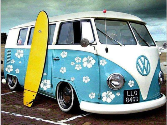 Diamond painting vw busje