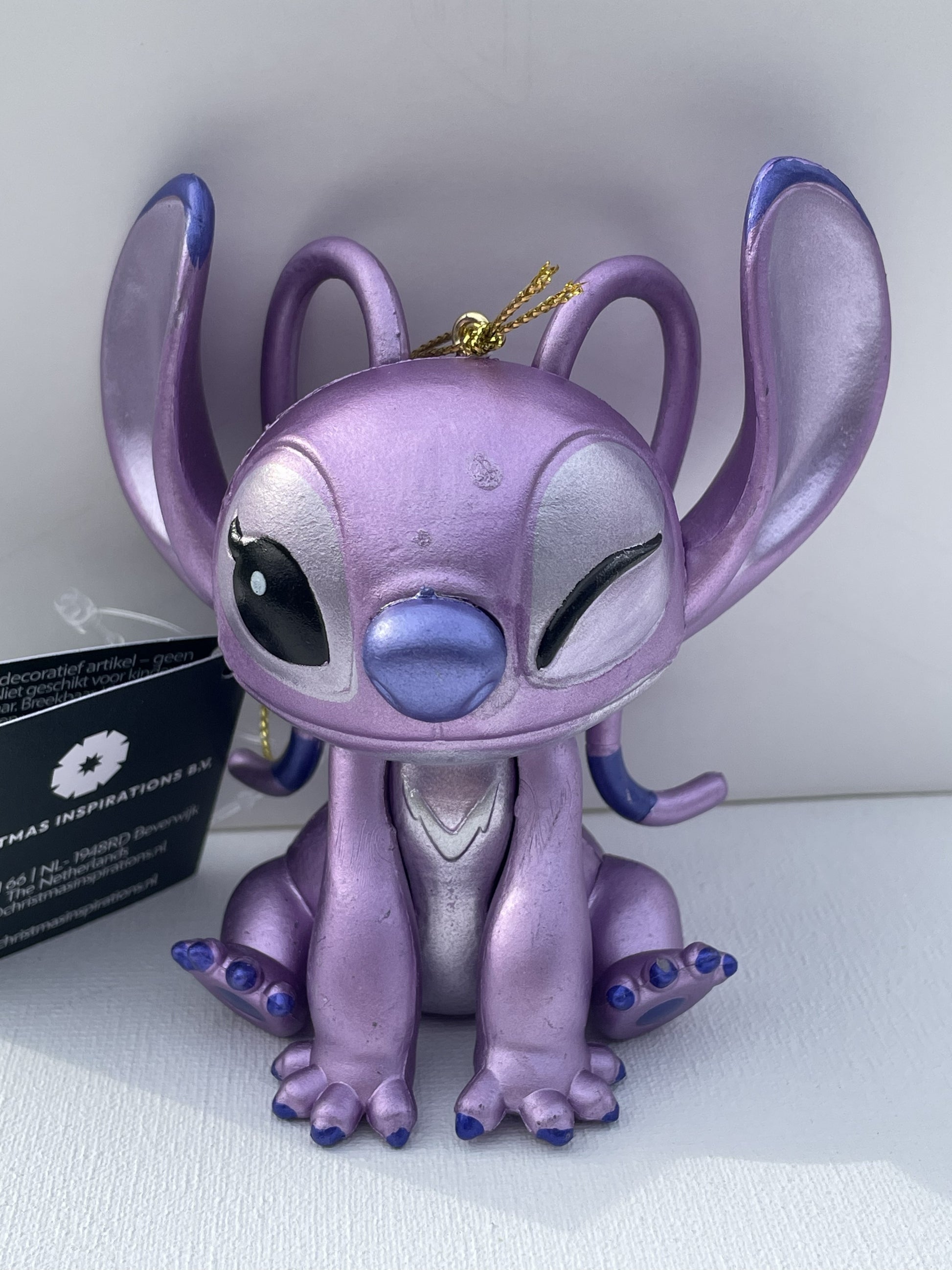 Disney 3D ornament metallic kleurige Angel