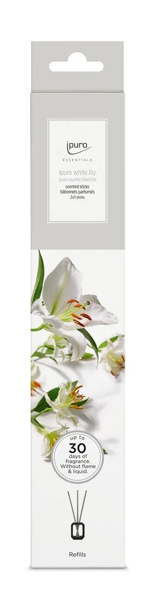 iPuro Essentials Scented Stick White Lily 6st