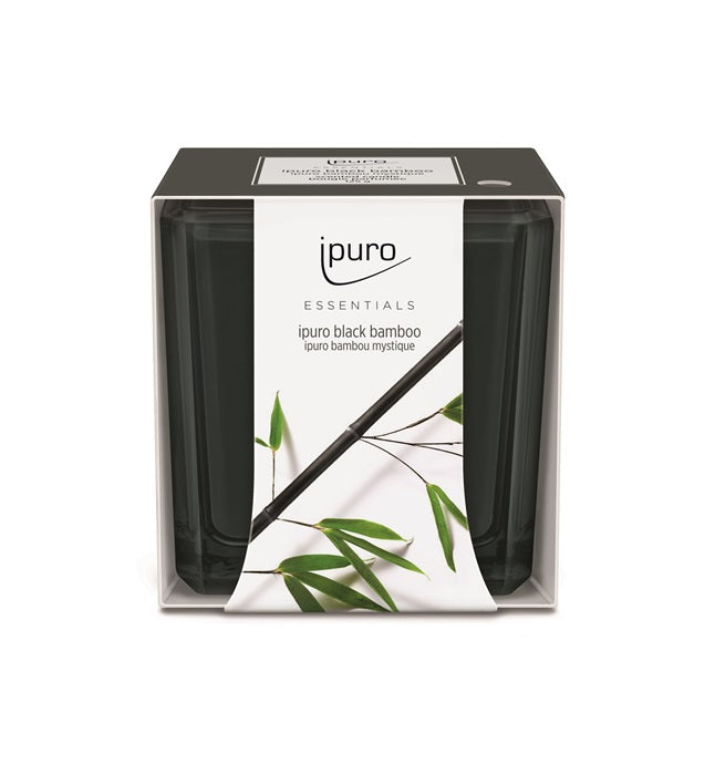 iPuro Essentials kaars 125g Black Bamboo