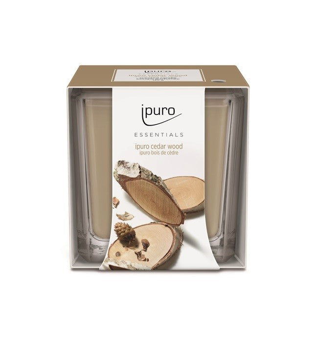 iPuro Essentials kaars 125g Cedar Wood