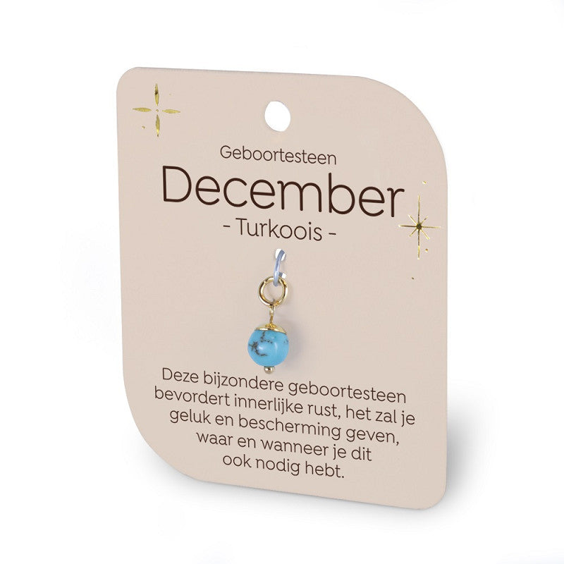 Geboortesteen - December Turkoois