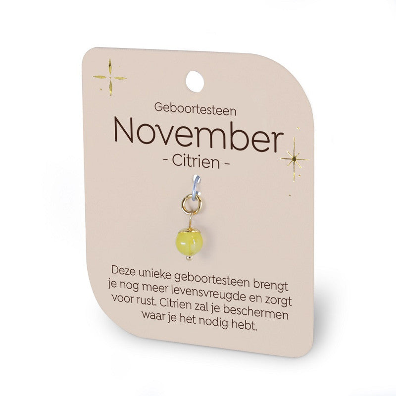 Geboortesteen - November Citrien