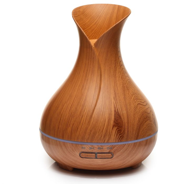 Gecanneleerd Druppelvormige LED Aroma Diffuser 100ml