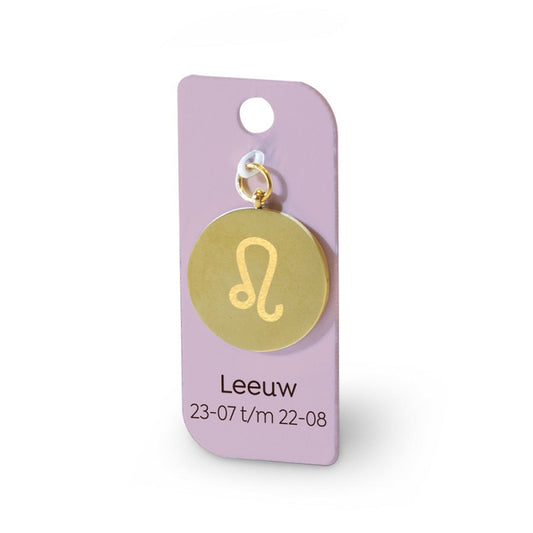 Gouden Charm - Leeuw
