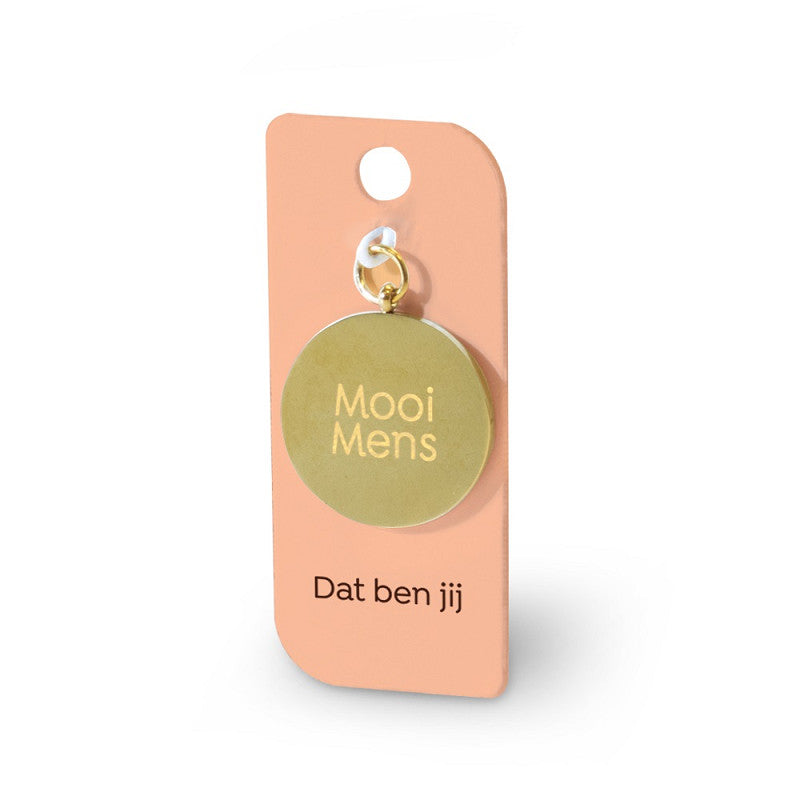 Gouden Charm - Mooi mens
