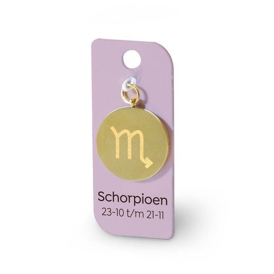 Gouden Charm - Schorpioen
