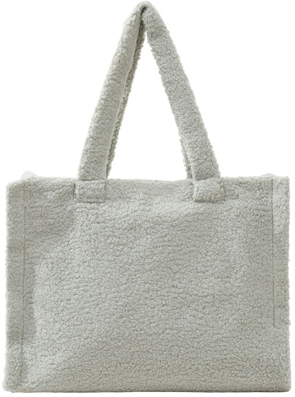 Groene teddy shopper tas