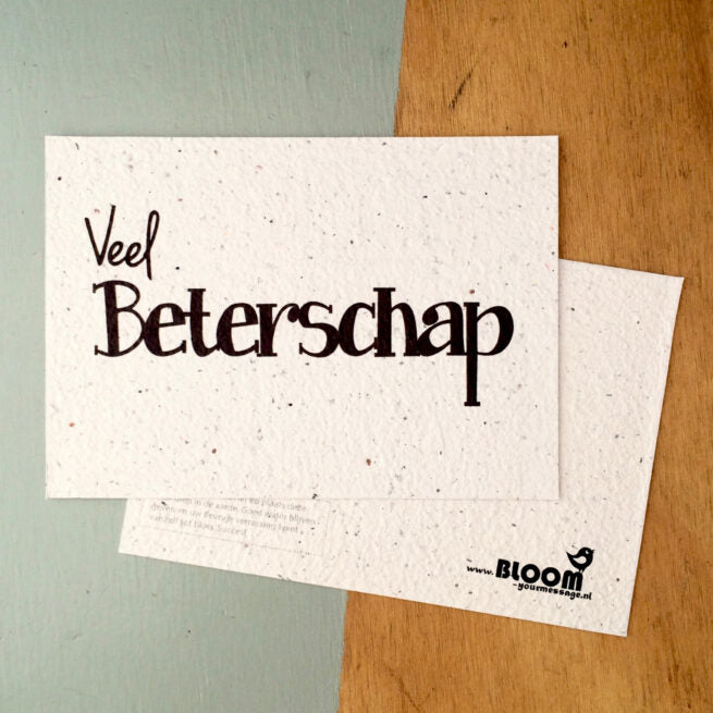 BLOOM your message - Wenskaarten