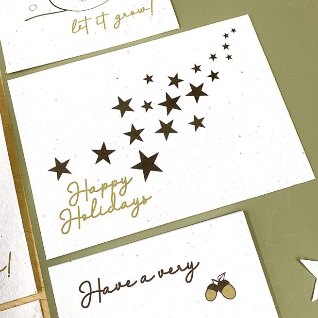 BLOOM your message Kerstkaart - bloeikaart