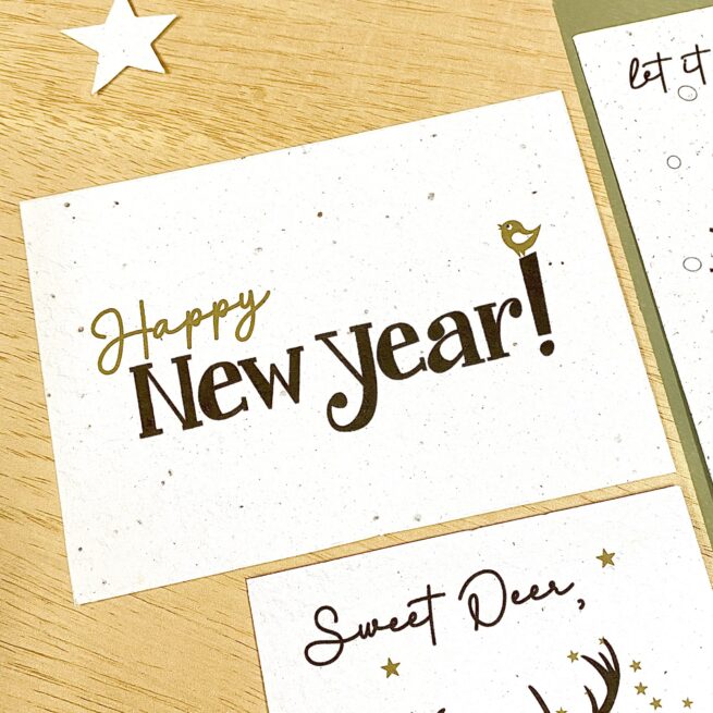 BLOOM your message Kerstkaart - bloeikaart
