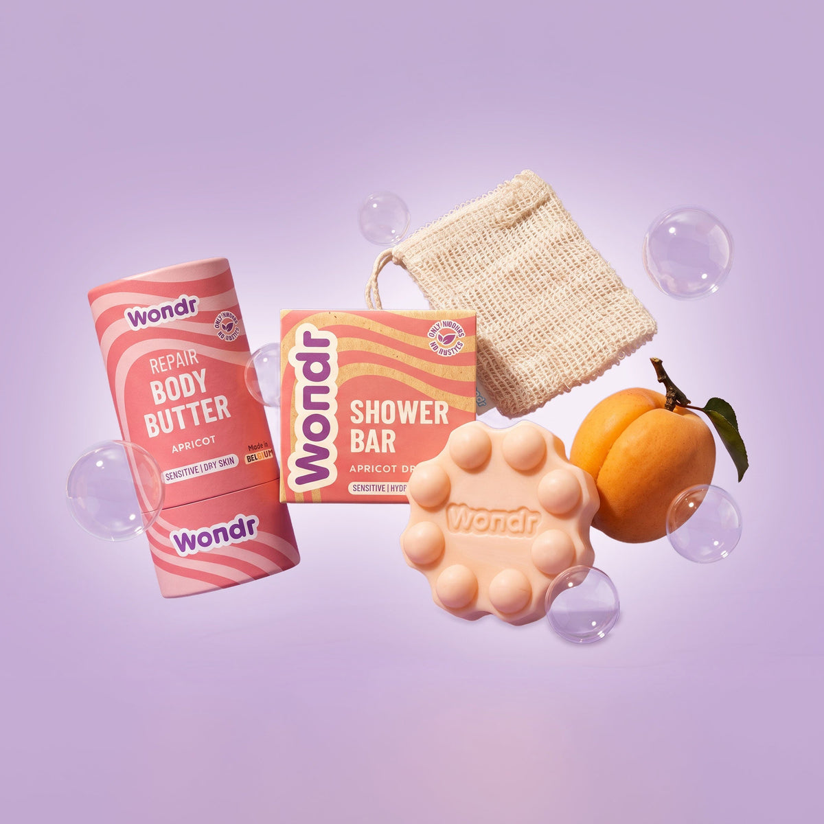 Inhoud van de Wondr giftbox A Moment of Softness