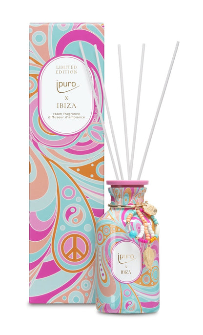 Ipuro Limited Edition IBIZA, fles en doos in themastijl