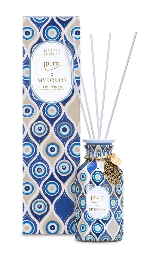 Ipuro Limited Edition MYKONOS, fles en doos in themastijl