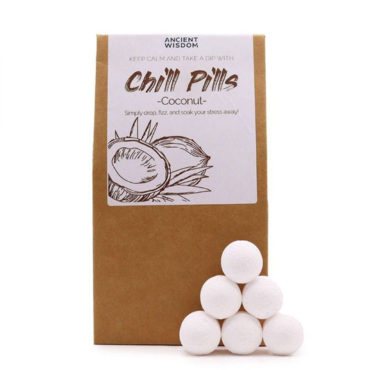 Kokosnoot Badbruisballen Fizz Chill Pill Gift Box