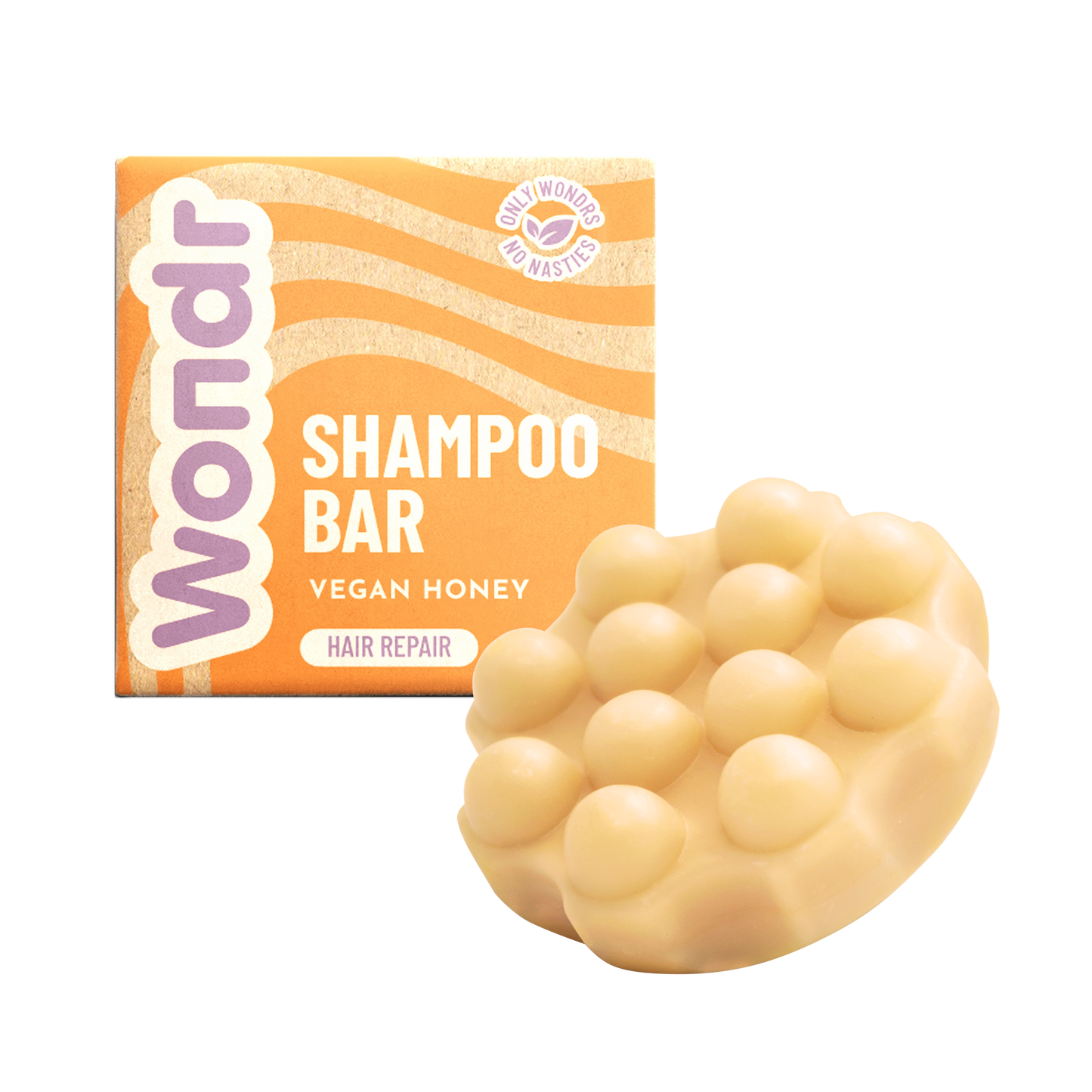Wondr Shampoo bar HAARHERSTEL | Vegan honey