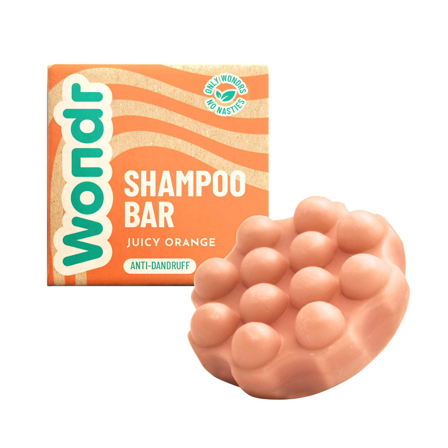 Wondr Shampoo bar ANTI-ROOS | Juicy orange