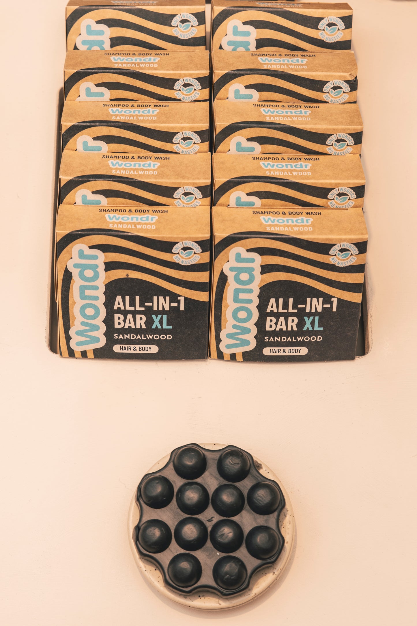 Wondr All-In-1 Bar XL HAAR & LICHAAM | Sandalwood