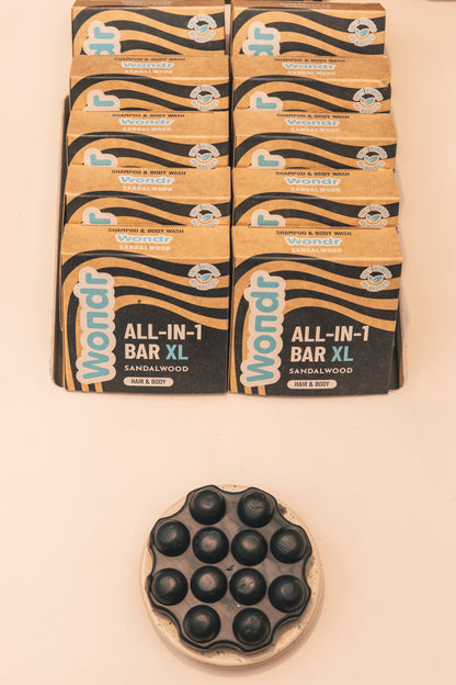 Wondr All-In-1 Bar XL HAAR & LICHAAM | Sandalwood
