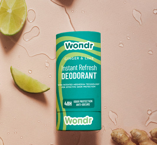 Wondr Deodorant GINGER & LIME | Instant refresh