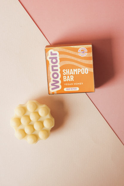 Wondr Shampoo bar HAARHERSTEL | Vegan honey