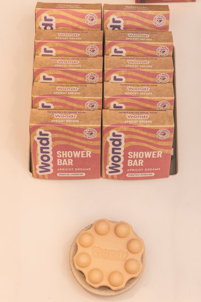 Wondr Shower bar GEVOELIG | Apricot dreams