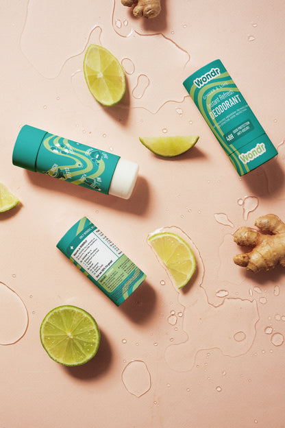 Wondr Deodorant GINGER & LIME | Instant refresh