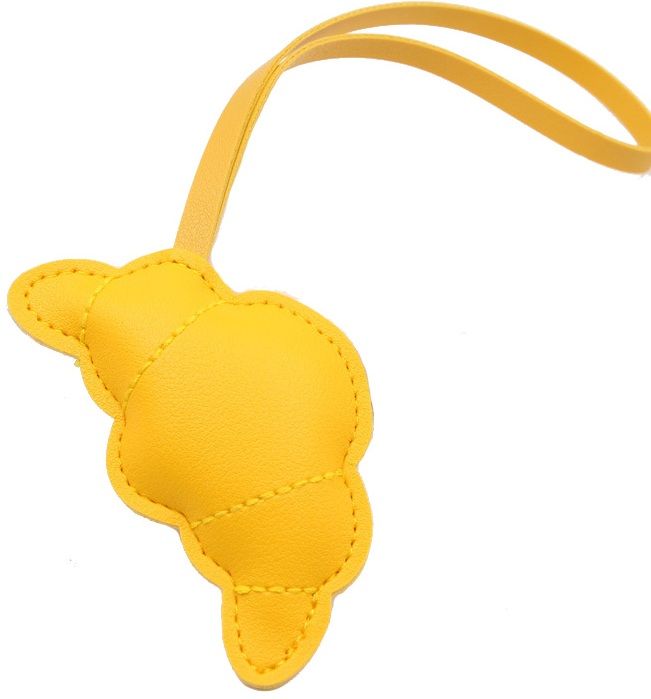 PUgelecroissantsleutelhanger