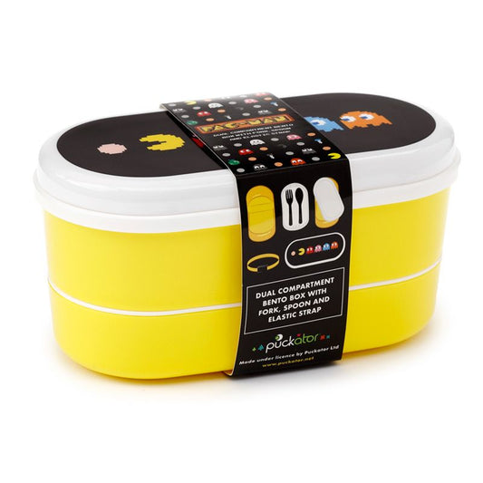 Pac-Man - Bento Box Lunchtrommel met Vork Lepel