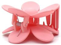 Roze bloem haarklem1