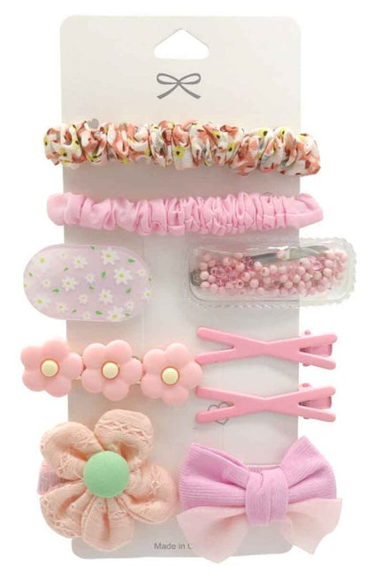 Roze kinder haarset1