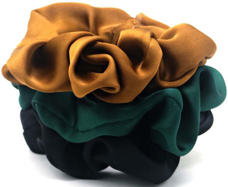 3 scrunchies herfstkleuren