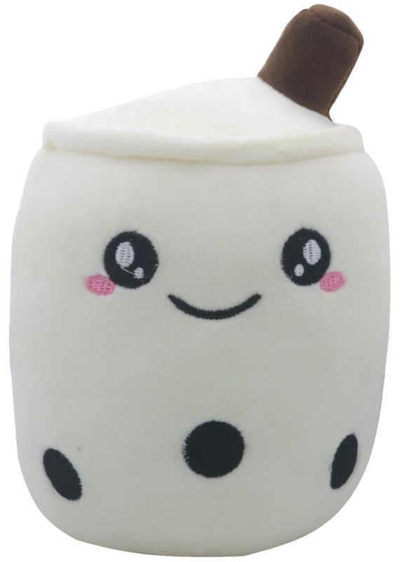 Witte bubbelthee knuffel