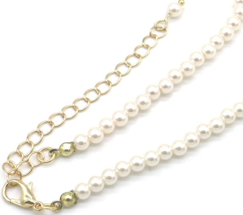 Witte parel ketting1