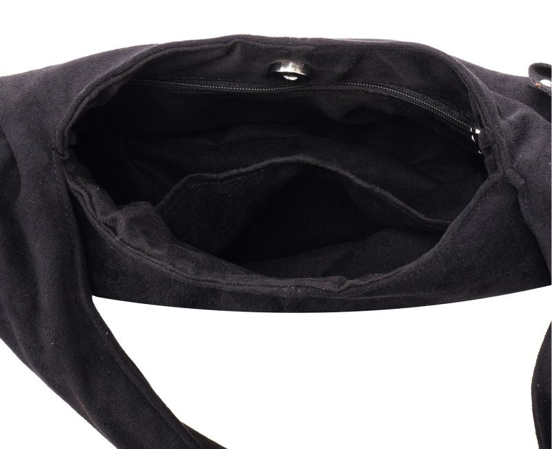 Zwartesuedelookhandtasmetstuds3