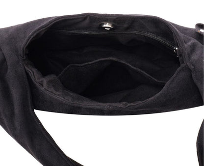 Zwartesuedelookhandtasmetstuds3