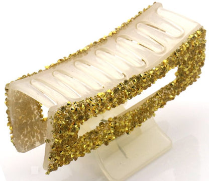 goudkleurigeglitterhaarklem2